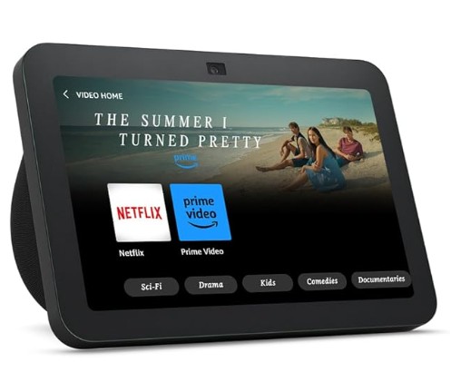 Amazon - Echo Show 8 (3rd Generation) with Alexa Charcoal